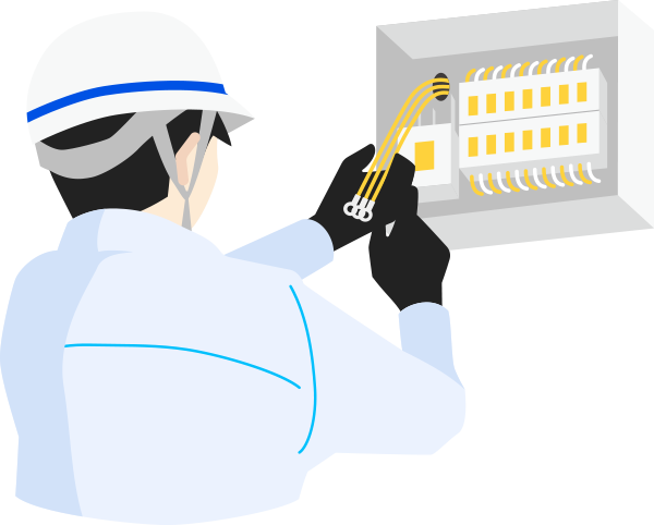 電気工事のイラスト